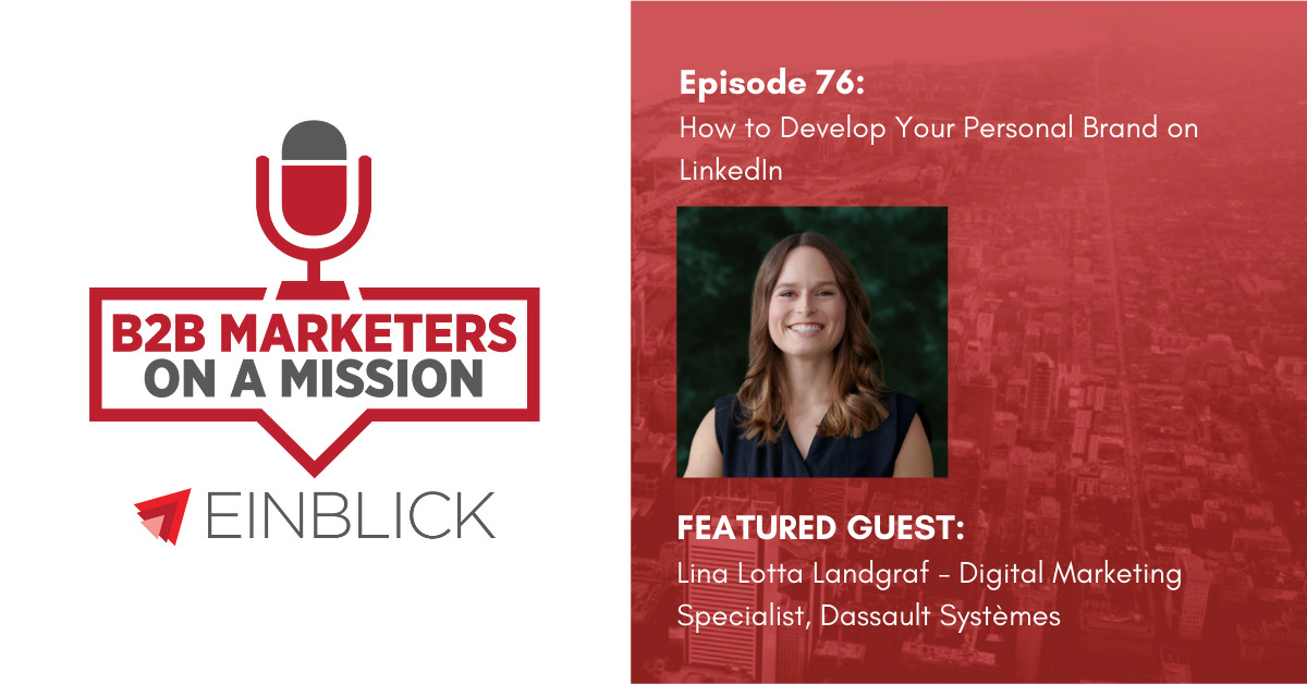 B2B Marketers on a Mission EP 76 Lina Lotta Landgraf