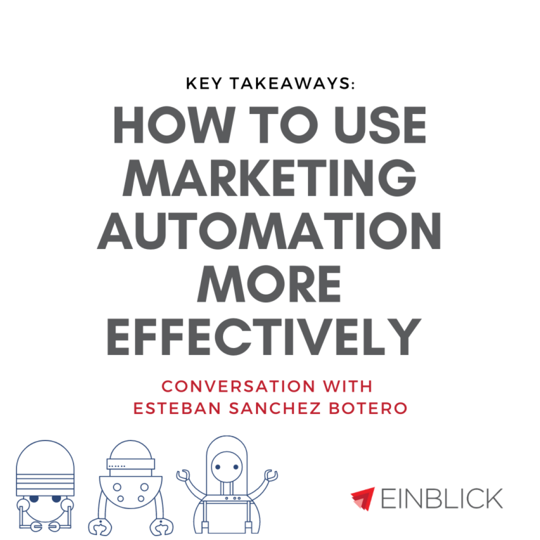 Takeaways - Interview with Esteban Sanchez Botero