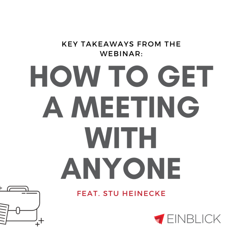 Takeaways - Interview with Stu Heinecke
