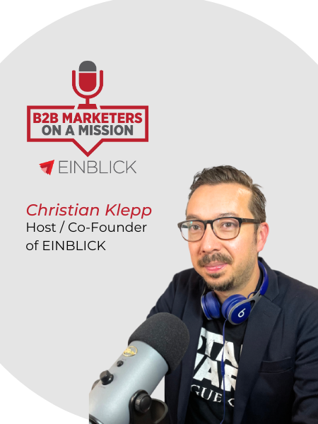 CK Podcast Host_Image - B2B Marketers on a Mission Podcast