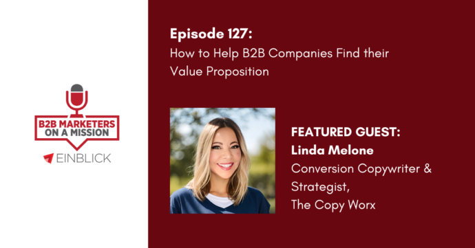 B2B Marketers on a Mission EP127 Linda Melone key visual