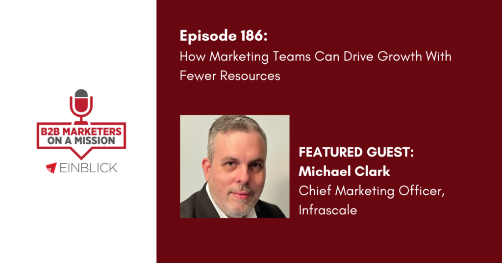 EP 186 Michael Clark b2b marketing Strategy key visual