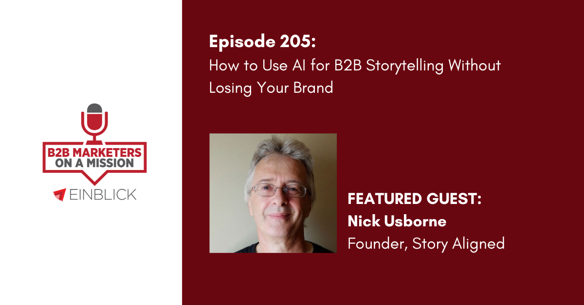 AI for B2B Storytelling Nick Usborne