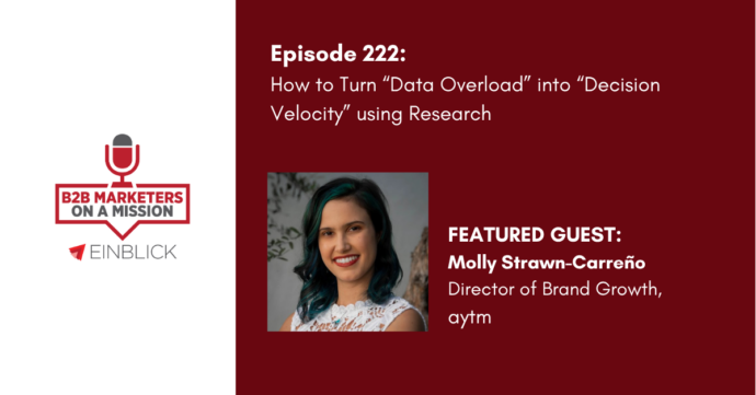 How to Turn “Data Overload” into “Decision Velocity” using Research